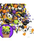 Manvscakes Halloween Sprinkles - Sprinkles For Cake Decorating, Edible Themed Sprinkles For Cookie Decorating, Chocolate Desserts, Cupcakes, Ice Cream, Caramel Apples, Ghost and Pumpkin Sprinkles 8oz - Buy Online on SooperMarket.com