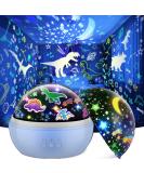 EUCOCO Dinosaur Toys for Boys Dinosaur Night Light Projector Toys for 2-12 Year Old Boys Gifts for 1 2 3 4 5 6 Year Old Boys Toys Age 2-7 Year Old Gifts Sensory Lights Toys Projector Light for Kids Blue - Buy Online on SooperMarket.com