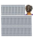 Perm Rods 60 pcs Hair Rollers for Natural Hair Long Short Hair Styling Tool Hair Curlers Small Size 0.59 inch Grey Color - Buy Online on SooperMarket.com