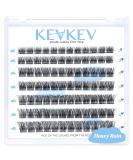 Lash Clusters 84 Pcs | DIY Eyelash Extensions | Individual Soft & Comfortable Clusters | C-Mix (8-16mm) Heavy Rain - Buy Online on SooperMarket.com