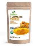 Organic Turmeric Root Powder | 2.2 lbs (35.27 Ounce) | Lab Tested for Purity | Resealable Kraft Bag, Non-GMO, Curcumin Powder - 100% Raw from India, by SHOPOSR - Buy Online on SooperMarket.com