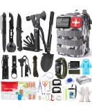 222 PCS Emergency Survival Gear First Aid Kit with Molle Bag - Outdoor Camping, Hunting, Hiking, Fishing - Gifts for Men Women - Buy Online on SooperMarket.com