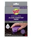 Scotch-Brite Cooktop Glass Stovetop Cleaning Pads - 4 Count, Multi-Color - Tackle Burnt-On Messes Efficiently - Buy Online on SooperMarket.com