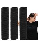 Iconikal Simple Pampering Non-Metal Elastic Hair Ties Bulk Pack - Black 180-Count | 4mm Thick - Buy Online on SooperMarket.com