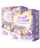 TIVLON Self Heating Eye Mask 24Pcs Steam Eye Mask Sleeping Eye Mask Eyestrain Relief Dry Eyes Disposable Moisturising Hot Compress Eye Mask Improves Sleep Quality Lavender Flavour - Buy Online on SooperMarket.com