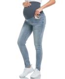 PACBREEZE Women's Maternity Jeans XL - Light Blue High Waist Denim Skinny Pants - Buy Online on SooperMarket.com