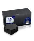 Black 2-Ply Disposable Beverage Napkins (300 Count) - Ideal for Bar, Cocktail, Weddings, Birthday - EU Made - Buy Online on SooperMarket.com