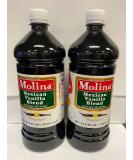 Molina Mexican Vanilla Blend By Molina Vainilla, 33.3 Oz / 1000 Ml (Vanillin Extract) by Molina Vanilla 33.3 fl oz (pack of 2) - Buy Online on SooperMarket.com