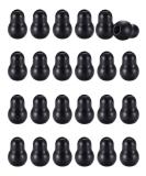 Replacement Stethoscope Ear Tips Earpieces Universal Soft Silicone Ear Plugs Earbuds Snap Tight Soft Sealing Ear Tips (Black 24 Pieces) - Buy Online on SooperMarket.com
