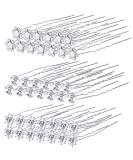 40 Pack Rhinestone Bridal Wedding Hair Pins - Elegant Hair Accessories for Women and Girls (Style B) - Buy Online on SooperMarket.com