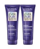 L'Oreal Paris EverPure Brass Toning Purple Sulfate Free Shampoo and Conditioner, 6.8 fl Ounce , 2 Count (Pack of 1) 6.8 Fl Oz (Pack of 2) Shampoo & Conditioner set - Buy Online on SooperMarket.com