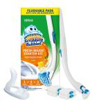 Scrubbing Bubbles Fresh Brush Toilet Bowl Cleaning System Starter Kit, Stain Removing, Citrus Action Scent, Includes: Wand + 4 Refills + 1 Stand - Buy Online on SooperMarket.com