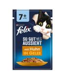 FELIX As good as it looks senior cat food wet in jelly with chicken 26 pack (26 x 85g) 2.21 kg (1 pack) - Buy Online on SooperMarket.com