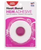 HeatnBond Hem Iron-On Adhesive, Super Weight, 3/4 Inch x 8 Yards, White White Iron-On Adhesive - Buy Online on SooperMarket.com