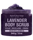 Lavender Sea Salt Body Scrub with Shea Butter and Aloe Vera - 340g/12oz - Buy Online on SooperMarket.com