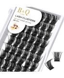 72 D Curl B&Q Lash Clusters | Natural DIY Eyelash Extensions | D-12mm B 07 - Buy Online on SooperMarket.com