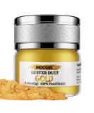 INOCERIS Edible Gold Luster Dust - 5g Food Grade Metallic Cake Shimmer Powder - Christmas Coloring for Baking, Decorating, Fondant, Chocolate & More - Buy Online on SooperMarket.com