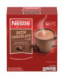 Nestle Hot Chocolate Mix, Hot Cocoa, Rich Chocolate Flavor, Made with Real Cocoa, 0.71 oz Packets (Pack of 50) - Buy Online on SooperMarket.com