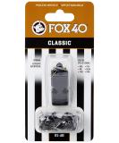 Fox 40 Classic Official Whistle with Break Away Lanyard Black - Buy Online on SooperMarket.com