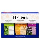 Dr Teal's Epsom Salt Variety Pack Gift Set - Relax & Relief, Glow & Radiance, Black Elderberry - 14 oz. Bags - Buy Online on SooperMarket.com
