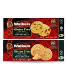 Walker's Gluten Free Pure Butter Chocolate Chip and Ginger & Lemon Shortbread Rounds - 2 x 140 grams - Buy Online on SooperMarket.com