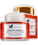 Anti Wrinkle Retinol Cream for Face - Anti Aging Cream w/Vitamin A Cream for Face - Retinol Moisturizer-Night Cream with Retinol and Hyaluronic Acid-Anti Aging Face Moisturizer-Organic Retinol Cream Anti-Wrinkle Retinol Cream - Buy Online on SooperMarket.com
