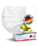 Kela OP mask - 50x medical mask white |100% made in Germany |Oeko-Tex Standard |Premium respiratory protection mouth protection op mask |MNS type iir disposable mask 1 piece (50s pack) white - Buy Online on SooperMarket.com