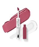 Wet n Wild Megalast Lock n' Shine Lip Color & Clear Gloss, Utaupia Shade - Vitamin E & Jojoba Oil Formula - Buy Online on SooperMarket.com