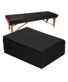 20 Pcs Thick Disposable Massage Table Sheets Set - Black, 31 x 70 - Non-Woven Fabric Spa Bed Cover for Lash Treatments - Buy Online on SooperMarket.com