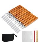 Wood Carving Knife Set - 20 PCS Hand Carving Tool Set for DIY Sculpture Carpenter Experts & Beginners - Buy Online on SooperMarket.com