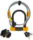 OnGuard Bulldog DT U-Lock with 4-Foot Cinch Loop Cable - Black, 4.53 x 9.06-Inch - Buy Online on SooperMarket.com