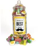World's Best Dad Sweet Jar Fathers Day Sweets Birthday & Christmas Pick n Mix 670g - Buy Online on SooperMarket.com