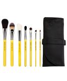 Bdellium Tools Professional Makeup Brush Studio Series - Basic 7pc Brush Set with Roll-Up Pouch | International Shipping Available - Buy Online on SooperMarket.com