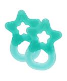 Dentistar Bei ring 2 Set | Baby Teether for 3+ Months | Soft Dental Aid Ring | Made in Germany | Turquoise Green - Buy Online on SooperMarket.com