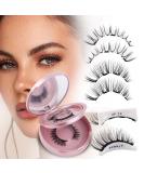 Shop Wendy Lashes Magnetic Eyelashes with Applicator - No Glue Lightweight & Reusable Fluffy Lashes - 2 Pairs of Natural Styles - Buy Online on SooperMarket.com