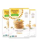 Simple Mills Organic Seed Crackers - Gluten Free Vegan Healthy Snacks - Paleo Friendly - 4.25 oz (Pack of 3) - Buy Online on SooperMarket.com