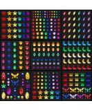 9 Sheets Eye Body Face Gems - Self-Adhesive Rhinestone Stickers for Festival Makeup & Nail Art | Crystal Rainbow Decoration - Buy Online on SooperMarket.com