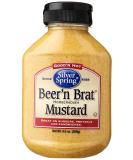 Silver Springs Mustard, Beer & Brat 9.5oz Beer'n Brat Horseradish Mustard 9.5 Ounce (Pack of 1) - Buy Online on SooperMarket.com