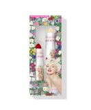 Wet n Wild Marilyn Monroe Icon Lipstick & Balm Set 2-part lipstick and lip balm set moisturizing formula with golden glitter pH-activated ingredients red and transparent lipstick & lip balm set - Buy Online on SooperMarket.com
