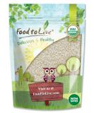 Organic Hulled Sesame Seeds 8oz - Non-GMO, Kosher, Vegan. High in Iron & Calcium. Ideal for Tahini Paste, Stir-fries, Salads - Buy Online on SooperMarket.com
