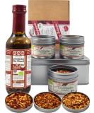 Direct & Friendly Gift Set - Chili Olive Oil & Chili Flakes (4 Pieces) | Extra Sharp Gourmet Flavor for Every Taste - Buy Online on SooperMarket.com