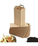 BIOGL CK organic waste bags with handle 10 liters 50 pieces - your sustainable and robust solution for kitchen waste 1 piece (pack of 50) - Buy Online on SooperMarket.com