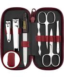 marQus Solingen Germany Manicure Sets for Women & Men 7 Pcs Set - Quality Grooming Kit Nail Clippers & Toenail Clippers tweezers Nail Kit - Fabulous Gift for all Occasions 2. Red - Buy Online on SooperMarket.com