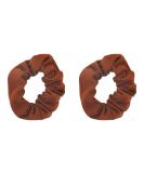 Set of 2 Camel Brown Hair Ties - Stylish & Durable Hair Accessories for All Hair Types - Buy Online on SooperMarket.com