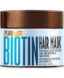 Biotin Hair Mask with Keratin, Collagen, and Argan Oil - Deep Conditioning Treatment for Dry, Damaged Hair - Hydrating Growth Mask for Split Ends - Buy Online on SooperMarket.com