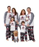 PatPat Family Matching Christmas Pajamas Set - Tree Snowflake & Letters Print Sleepwear | 3-6 Months Grey - Buy Online on SooperMarket.com