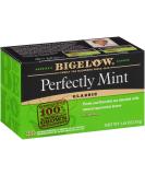 Bigelow Perfectly Mint Black Tea - Caffeinated, 120 Tea Bags (20 Count x 6 Pack) - Buy Online on SooperMarket.com