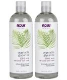 NOW Solutions Vegetable Glycerine 16 Fl Oz - Pack of 2 | 100% Pure & Natural Glycerin - Buy Online on SooperMarket.com