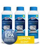 Glisten Dishwasher Cleaner and Disinfectant, Removes Limescale, Rust, Grease and Buildup, Fresh Lemon 12 Fl. Oz. Bottle, 3 Pack 3-Pack - Buy Online on SooperMarket.com