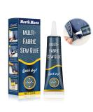 Fabric Repair Glue - Fast Dry Adhesive for Jeans, Pants, Denim, Leather - Washable & Clear - Sewing and Printing - Buy Online on SooperMarket.com